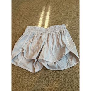 Lululemon track that grey shorts size 6